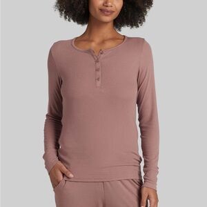 Tommy John Henley in Elderberry Heather size Large